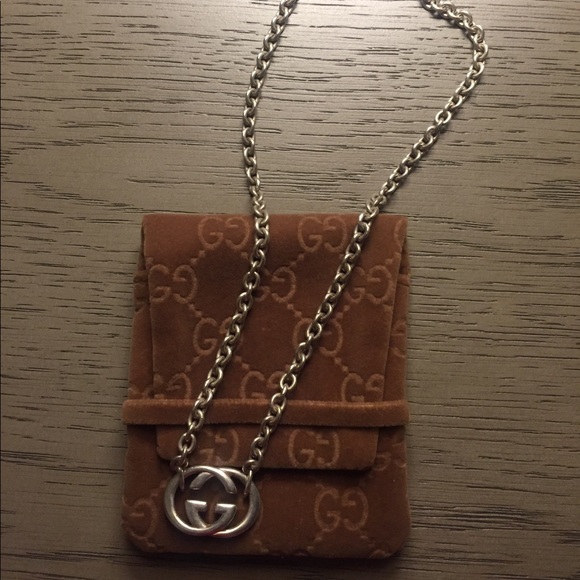Gucci Jewelry - Sterling Silver Double G necklace.